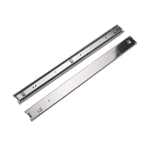 OEM Factory Furniture Slides Full Extensive Hook Ball Bearing Drawer Slide 45 Mm Width Ball Bearing Drawer Hook Slides