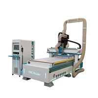 Nouveau Type automatique 3d sculpture sur bois CNC routeur 1325 1530 3 axes Atc CNC routeur à bois