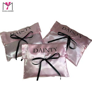 กระเป๋าซองผ้าซาตินขายดี สำหรับบรรจุภัณฑ์ของขวัญเครื่องสำอาง น้ำหอม ลิปสติก ครีมบำรุงรอบดวงตา - Product Image 4