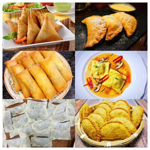220V/380V Samoosa faisant la Machine automatique Samosa pliant boulette fabricant Maquina Para Hacer Empanadas Mini <span class=keywords><strong>Ravioli</strong></span> Machine - Product Image 5