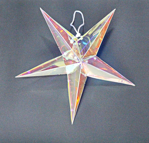 Decoraciones <span class=keywords><strong>Navideñas</strong></span>, Faroles de Estrellas de PET, Estrellas de Cinco/Siete/Ocho Puntas, Decoración para el Hogar, Sin Instalación, Multicolor - Product Image 5