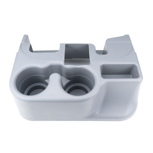 Dodge Ram Center Console Cup Holder Gray ABS Multifunctional <b>Accessory</b> For Car <b>Interior</b> Storage - Product Image 4