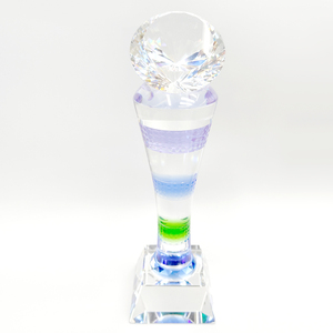 Trofeo de cristal con luz que fluye Semana de la moda global de gama alta Referencia de moda anual Regalo de honor - Product Image 2