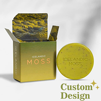 Logo personnalisé OEM imprimé boîtes en papier blanc maquette emballage de savon cartons pliants boîte à savon