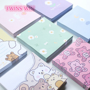 Bloc-notes adhésif Daisy, 1740, ours, N times, collage du carnet de notes - Product Image 2