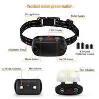 El Mejor Collar de Nailon Antiladridos para Perros, Seguro e Inteligente, Collar de Adiestramiento Sin Descargas para Perros Pequeños y Obstinados