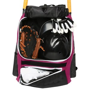 Muestra Gratuita, Bolsa de Béisbol Deportiva Personalizada BSCI, Mochila para Equipo de Softbol con Soporte Externo para Casco - Product Image 4