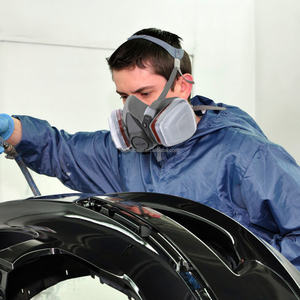 2024 livraison gratuite peinture couverture demi-poussière visage Double respirateur filtre Silicone masque - Product Image 5