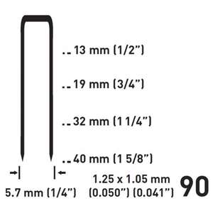 Agrafes FERVI - 0585/9013 (2500 pièces) -EAN 8012667200855 BRADS, ÉPINGLES ET CLOUS AGRAFES MÉTALLIQUES - Product Image 1
