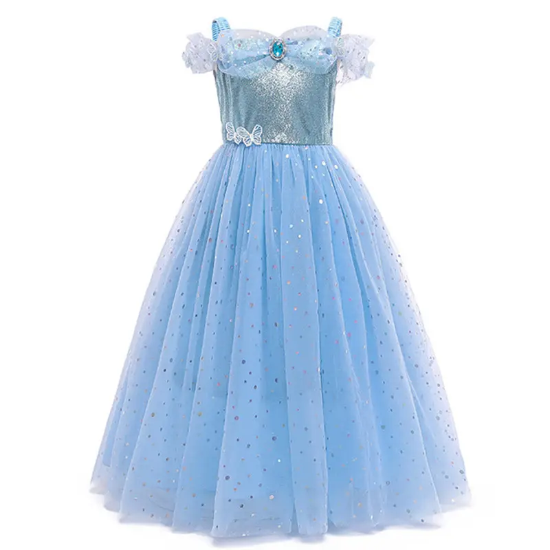 Bambini Princess Dress up kids girl party dress costume di natale Halloween Role-play kids girl princess dress