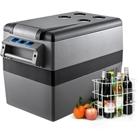 Tsjechische, Poolse, Duitse draagbare kleine autovriezer 45L mini autovriezer koelkast 45W auto koelkast koeler 12V koelkast vriezer AC/DC