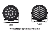 Usine En Gros Contrôleur DMX Compatible RVB Par Lumières 36 LED Lumières de Scène avec Télécommande pour Vacances DJ Intérieur