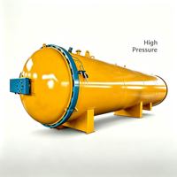 Autoclave à vide horizontal pour l'imprégnation anticorrosion des planches de terrasse en bois