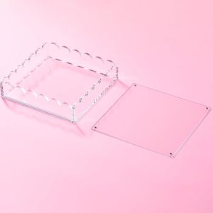 8X8 Inches Hiện Đại Rõ Ràng Acrylic Sò Khay Từ Mat Cho Ảnh Vải Nghệ Thuật Massage Thẻ Hiển Thị Giá Tươi Phong Cách - Product Image 2