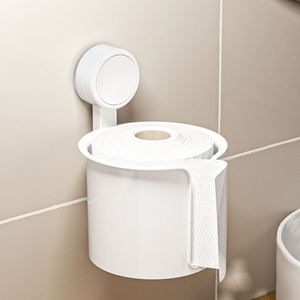 กล่องกระดาษทิชชู่แบบดูดติดผนังที่แขวนแบบม้วนกระดาษชำระ - Product Image 2