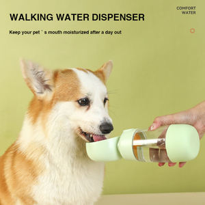 Dispenser air anjing portabel kustom pabrik penjualan terbaik 2025 mangkuk plastik silikon otomatis grosir untuk penggunaan makanan air - Product Image 5