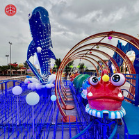 Équipement de parc d'attractions extérieur, manèges de parc d'attractions, train électrique, manège pour enfants, petit manège Poisson Volant à vendre