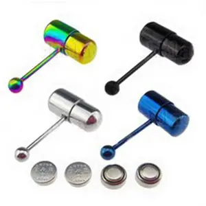 Mix-and-Match Wholesale Shaking Tongue Piercing, Bijoux en acier inoxydable