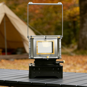 INBESTCAMP Réchaud de camping d'intérieur à flamme réglable, pour cuisson au mèche, au paraffine et au pétrole direct, avec fenêtre de visualisation - Product Image 1
