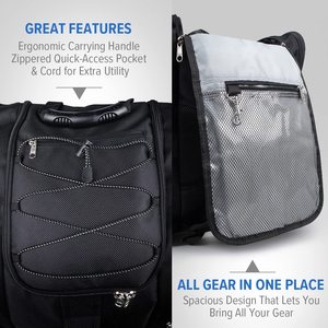 Sac de voyage imperméable 50L pour ski et snowboard, sac <span class=keywords><strong>fourre</strong></span>-tout personnalisé pour bottes et équipement, organisateur robuste pour équipement de plein air - Product Image 2