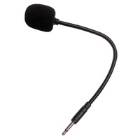 Mini casque micro 3,5 mm, petit microphone polyvalent pour les conférences et l'utilisation de caméras