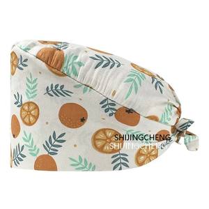 หมวกพยาบาลแบบคลาสสิก ผ้าฝ้าย ลายน่ารัก สำหรับบุคลากรทางการแพทย์ - Product Image 4