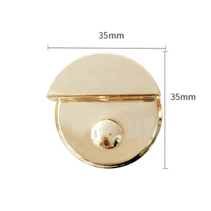 Popolare Delle Donne Del Sacchetto Accessori Fibbia Turn Serratura <span class=keywords><strong>A</strong></span> <span class=keywords><strong>Scatto</strong></span> Catenacci <span class=keywords><strong>Chiusura</strong></span> <span class=keywords><strong>per</strong></span> Borsa Della Borsa - Product Image 2