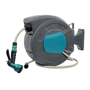 Enrouleur de tuyau d'arrosage rétractable <span class=keywords><strong>automatique</strong></span> <span class=keywords><strong>35M</strong></span> 1/2 pouces à usage intensif - Product Image 2
