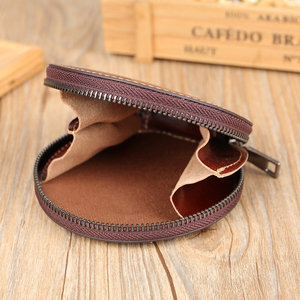 <span class=keywords><strong>Plan</strong></span> de transport femmes en cuir véritable mignon petit porte-monnaie rond pochette Mini portefeuille en cuir clé sac changement pochette en cuir porte-monnaie - Product Image 5