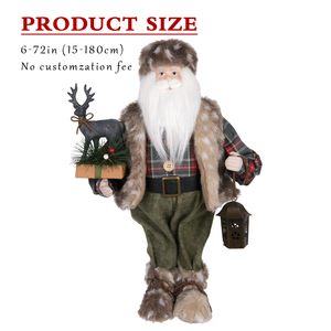 Meilleure qualité 2026 : Artisanat de Noël en polaire amusant pour fenêtres, <span class=keywords><strong>Babbo</strong></span> Natale Grande, 90 cm - Product Image 1