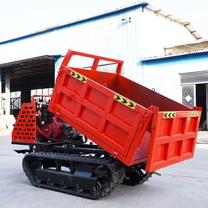 Tracked <span class=keywords><strong>Mini</strong></span> Transporter <span class=keywords><strong>Power</strong></span> Barrow 2000kg Crawler <span class=keywords><strong>Dumper</strong></span> mit drehbarem Eimer zu verkaufen - Product Image 4