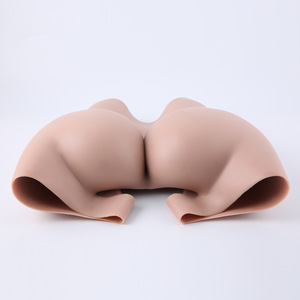 New Plus Size Silicone Buttocks Enhancer <strong>Padded</strong> Pants <strong>Hip</strong> <strong>Pads</strong> <strong>for</strong> Women Buttocks Silicone Butt Lifter Pants with Open Crotch - Product Image 2