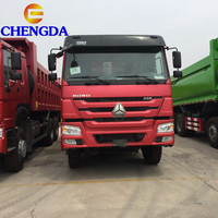 Camions à benne basculante HOWO 375 400 chevaux d'occasion 6*4 Euro 2 Camion à benne basculante SinoTruck en bon état avec 10 roues à vendre