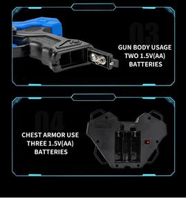 En stock : Pistolets <span class=keywords><strong>de</strong></span> <span class=keywords><strong>jeu</strong></span> laser, ensemble <span class=keywords><strong>de</strong></span> tir au laser LED, jouets interactifs électroniques pour enfants avec détection infrarouge, <span class=keywords><strong>jeu</strong></span> <span class=keywords><strong>de</strong></span> bataille - Product Image 5