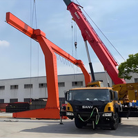 Grue portique latérale monopoutre à double poutre de type MDG, à commande à distance, capacité 30 tonnes, avec moteur et boîte de vitesses