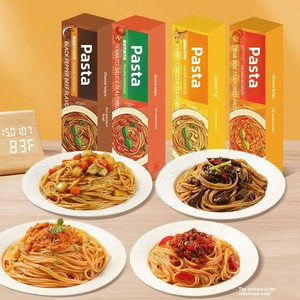 Lei Qia Italian <strong>Alphabets</strong> Pasta Instant Black Pepper Beef Chicken Tomato Sauce Home-Style Mixed Noodles Breakfast Meal - Product Image 1