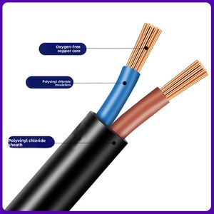 उच्च गुणवत्ता वाले <span class=keywords><strong>2</strong></span> कोर फंसे तांबे के आरवीवी 600 घरेलू उपकरणों के लिए बिजली उपकरण भूमिगत उपयोग - Product Image 2