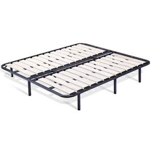 Đồ Nội Thất Nhà Có Thể Gập Lại Bằng Gỗ Hiện Đại Lưu Trữ Giường Tháo Lắp Bọc Khung Giường Với Slant Đẩy Thủy Lực Chân Đế - Product Image 1