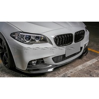 Nouveau Spoiler avant en fibre de carbone style V OLOTDI pour BMW Série 5 F10, finition noir carbone, finition sous vide