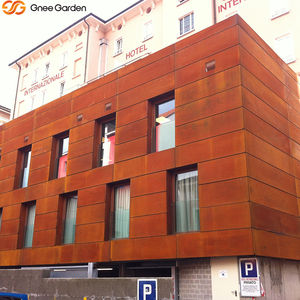 Revêtement mural en acier corten résistant aux intempéries moderne pour la décoration extérieure des hôtels et des appartements, écologique et imperméable - Product Image 4