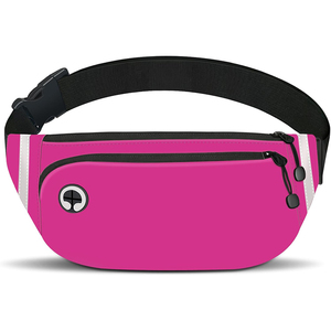 Sac banane de sport en cuir imperméable personnalisé avec logo, idéal pour la course à pied et le jogging - Product Image 4