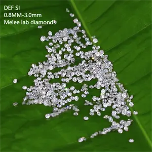 Synthetic DEF 3.8mm SI Round Brilliant Loose Lab Grown Diamonds Best Price Starsgem Wholesale HPHT CVD Diamond High Quality
