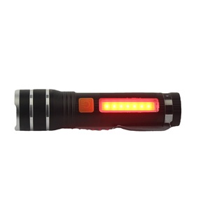 Lampe de poche portable en alliage d'aluminium multifonction P50 haute luminosité LED Cob lumière rouge longue portée longue durée pour l'extérieur - Product Image 5
