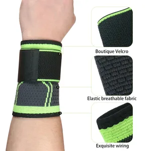 Thoáng Khí Điều Chỉnh Nylon Nén Cánh Tay Bảo Vệ Palm Cổ Tay Brace