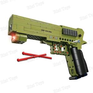 KAZI 88035/88036 HK_USP et M92F Modèle de pistolet d'exposition Jouets d'assemblage et de correspondance pour enfants Cadeaux pour garçons Ensembles de blocs de construction - Product Image 1