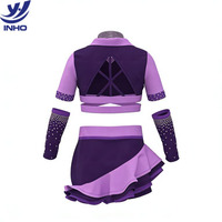 Ropa de Animadoras Metálica de Alta Elasticidad para Espectáculos de Danza, Personalizada Directamente de Fábrica