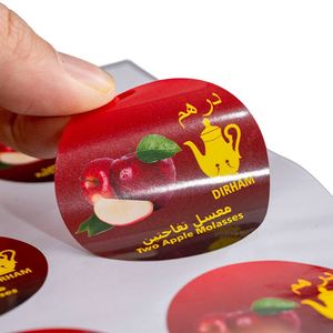 Manufacturer Wholesale Custom Adhesive <b>Roll</b> Vinyl Circle Labeling <b>Sticker</b> Waterproof Round <b>Sticker</b> Printing - Product Image 1