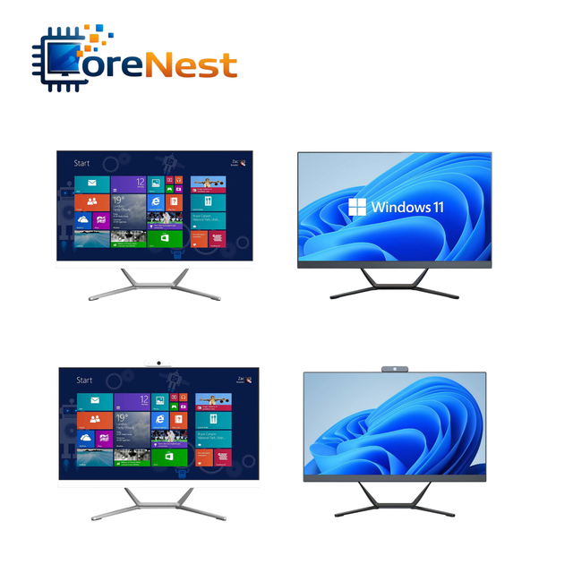 CoreNest 23.8 Inch All in One PC Intel Core i7 i5 i3 16GB RAM 512GB SSD Desktop Computer for Office Business OEM