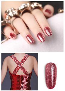 <span class=keywords><strong>Super</strong></span> brillant haute brillance <span class=keywords><strong>sain</strong></span> paillettes platine vernis à ongles avec la couleur de la mode - Product Image 6