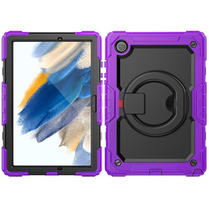 Per <span class=keywords><strong>Samsung</strong></span> Galaxy Tab <span class=keywords><strong>A8</strong></span> custodia da 10.5 pollici X200 antiurto con impugnatura girevole a 360 gradi e tracolla - Product Image 6